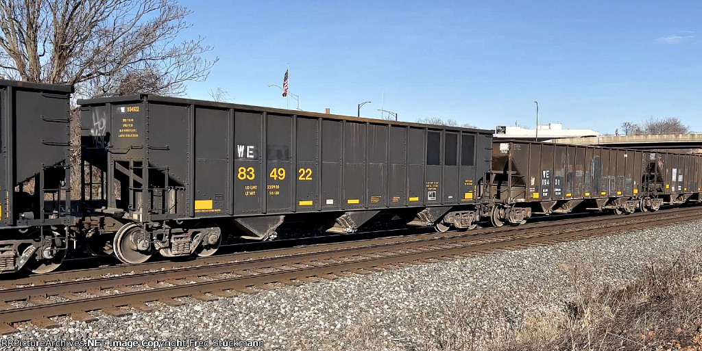 WE 834922 is new to rrpa and is former CSX.